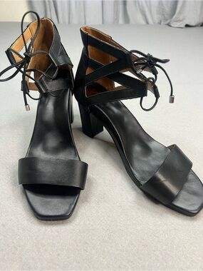 Bared Footwear strappy ankle tie heeled sandals